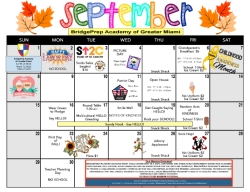 September Calendar